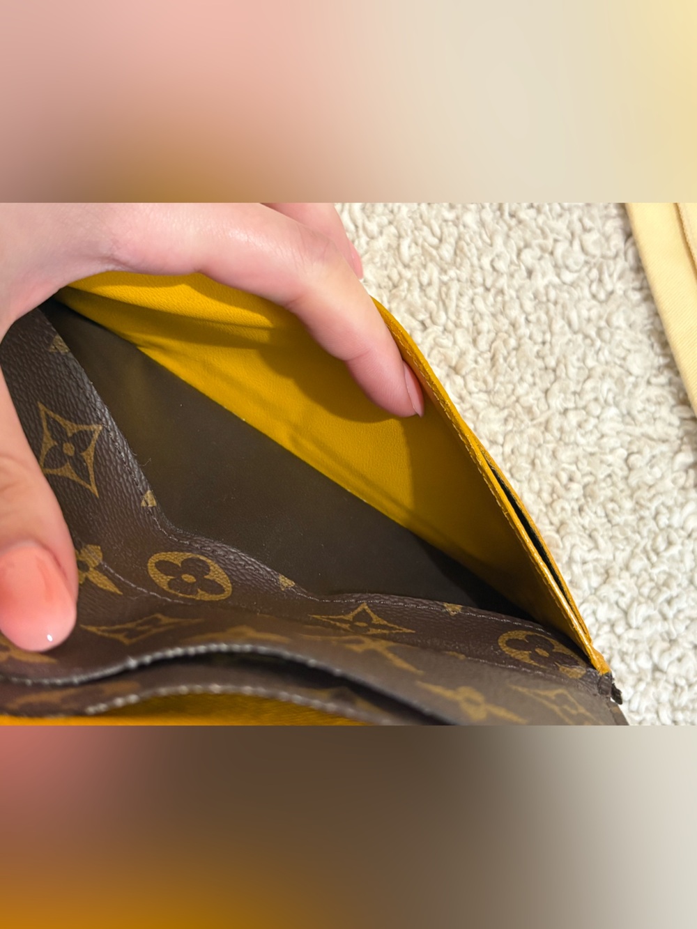 Louis Vuitton Monogram Josephine Wallet in Mimosa - Picture 10 of 13